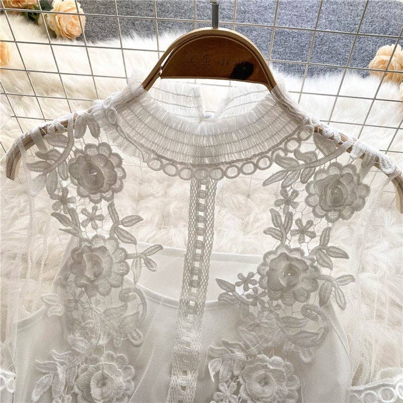 The Rosalie Romance Lace Blouse